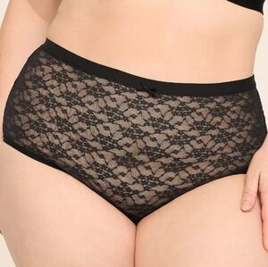 Cacique 26/28 Lace High Leg Brief